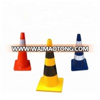 70cm PVC red and yellow plastic road warning colored safety traffic cone