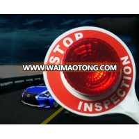 Factory price hot sale waterproof led stop warning light handheld sign