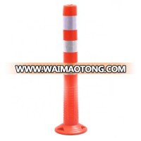 High Impact Post Reflective Flexible Traffic Pole Static Cone