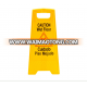 Customized Caution Wet Floor Sign/Plastic Warning Sign