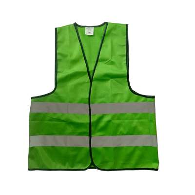 120g Polyester green construction reflective safety vest