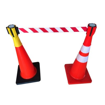 3 meters retractable barrier tape traffic cone belt retractable safety barriers