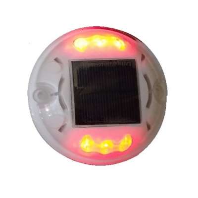 reflective round solar powered road studs