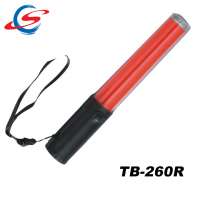 red traffic and self defence baton