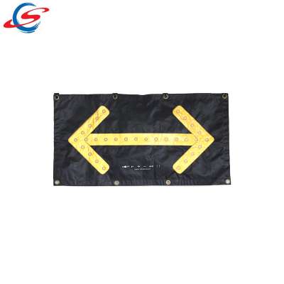 factory price lighted led flashing road traffic arrow sign