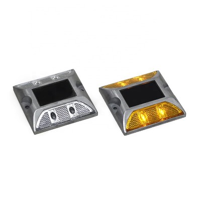 Aluminium Flash LED Light Reflective Solar Cat Eye Road Stud